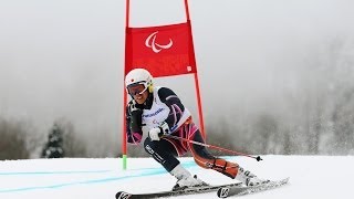 Toshihiro Abe 2nd run  Mens giant slalom standing  Alpine skiing  Sochi 2014 Paralympics [upl. by Friday656]