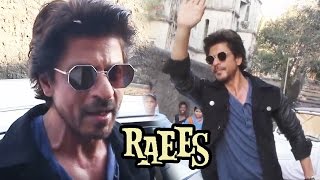 RAEES  Shahrukh Khans INTERVIEW Outside Mannat Shares Experience Traveling By Train [upl. by Carboni]