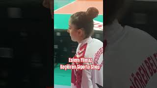 Eslem Yılmaz Keçiören Sigorta Shop 🔥 video Volleyball Vole Volei voleybol Volley filenin sultanları [upl. by Finstad417]