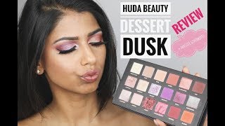 HUDA Beauty DESERT DUSK Palette HONEST Review [upl. by Hephzibah]