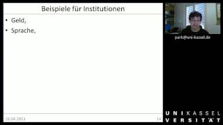 ÖAR 1 Sitzung 04a Was sind Institutionen [upl. by Eardnaed340]