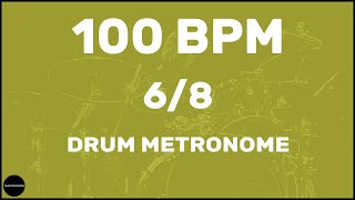 68  Drum Metronome Loop  100 BPM [upl. by Tnilc281]