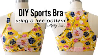 Make a DIY Sports Bra  Racerback Style [upl. by Abihsot452]