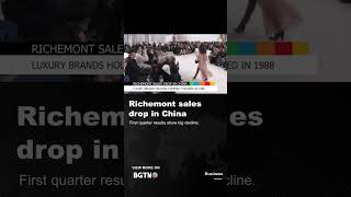 Richemont sales drop in China 📉 [upl. by Oettam]