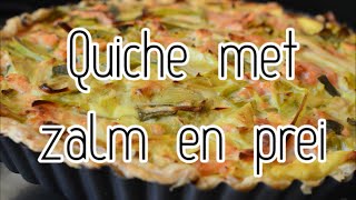 Quiche met zalm en prei [upl. by Rj117]