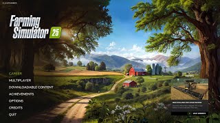 Farming Simulator 25  Main Menu Theme Music [upl. by Anatlus]