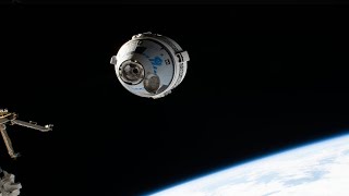 ACOPLAMENTO DA CÁPSULA STARLINER COM A ISS [upl. by Ynnattirb343]