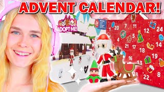 I OPENED The REAL LIFE Adopt Me CHRISTMAS Calendar Roblox [upl. by Sew]