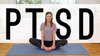 Yoga For Post Traumatic Stress  45Minute Yoga for PTSD [upl. by Aropizt]