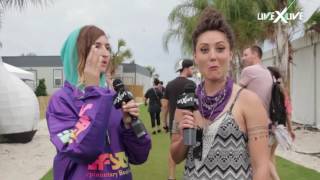 Warpaint Interview  Hangout Festival 2017 [upl. by Wilt]