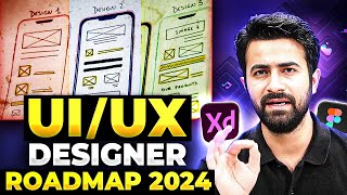 How to become UIUX designer🤯🫡UIUX developer roadmap for 2024 UIUX designer [upl. by Holmun]