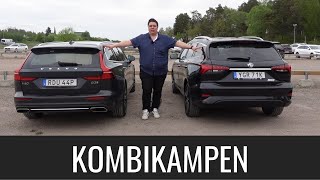 MG5 vs Volvo V60 Vilken bil har bästa kombin  Guiden om elbil [upl. by Yhtur]