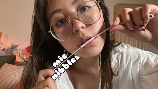 ASMR lofi apple mic nibbling and mouth sounds [upl. by Godrich108]