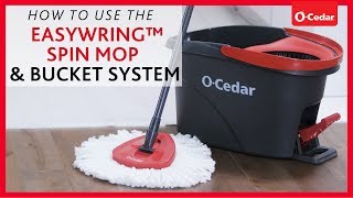 How To Use The EasyWring™ Spin Mop amp Bucket System [upl. by Alegnasor]