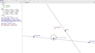 Parabola from a Directrix amp Focus Geogebra [upl. by Berty]