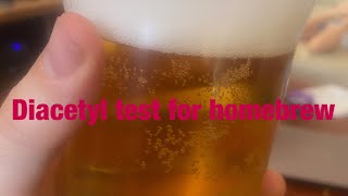 Diacetyl test for homebrew beer [upl. by Sixele674]