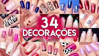 Todas as DECORAÇÕES de UNHAS de 2023  Retrospectiva Esmalte e Cor por Gabriela Becker [upl. by Mcfadden519]