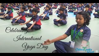 International Yoga Day celebration Chitrakoota School Bangalore [upl. by Eiclek958]