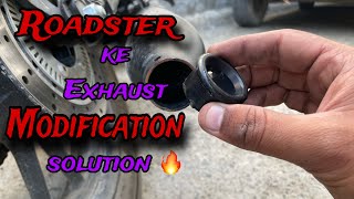 Yezdi Roadtser ke Exhaust Modification ka perfect Solution 🔥 [upl. by Saw]