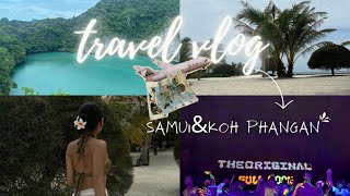 Koh Samui amp Koh Phangan Full moon Party  2024 Thailand [upl. by Yehus28]