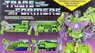 Transformers G1 Devastator toy reviewupgrade kit🔥 [upl. by Nossah]