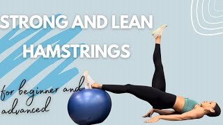 HAMSTRING EXERCISES AT HOME  17 MINUTES STRENGTH ROUTINE [upl. by Nidia315]