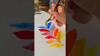 Watch the brush dance watercolor artideas artactivities artshorts viralartshorts viralart [upl. by Aydne]