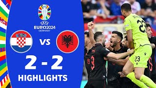 Croazia  Albania 22 Highlighst  UEFA Euro 2024 [upl. by Cindra863]