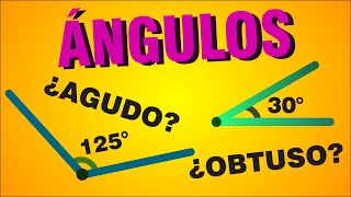 TIPOS DE ÁNGULOS  Explicación y Ejemplos [upl. by Eirac355]