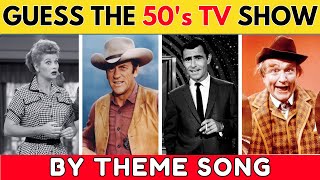 Guess the 1950’s TV Show by Theme Song Ultimate 50s TV Challenge [upl. by Hobart]