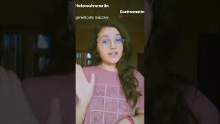 Heterochromatin vs Euchromatin 🔥botany neet mnemonic neet2025 trending neetug shorttricks [upl. by Ayotl954]