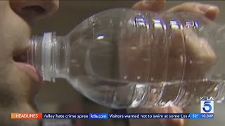 Study finds bottled water contains microscopic plastic pieces [upl. by Eberhard]