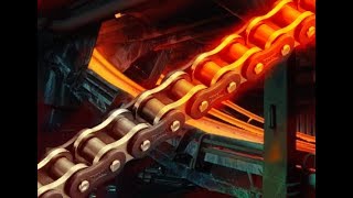 Machine made Motorbike and Bicycle Chain in Factory [upl. by Fatimah437]