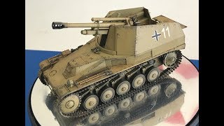 Building the Tamiya new 135 Wespe Italian Front step by step [upl. by Adallard451]