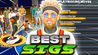 Best DRIBBLE MOVES FOR 5’96’4 BUILDS In NBA 2K25 FASTEST DRIBBLE MOVESSIGS [upl. by Bergquist851]