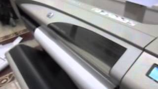 PLOTTER HP 500  HPGL2  RINCON del PLOTTER [upl. by Kincaid]