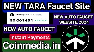 High Paying TARA FaucetNEW Crypto Faucet  NEW AUTO FAUCET  Claim TARA Token Free  NEW Faucetpay [upl. by Myer]