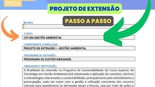 Projeto de Extensão Gestão Ambiental  Unopar e Anhanguera  Desenvolvimento Completo Passo a Passo [upl. by Conall]