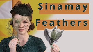 DIY Fake Feathers using Sinamay and Organza  Millinery Hat Making Trims [upl. by Stanway]