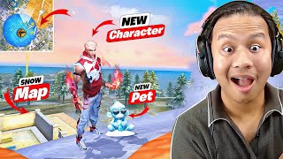 Snow Map in Free Fire 😱 New Character amp All OB42 Updates with Review  Tonde Gamer [upl. by Leynad]