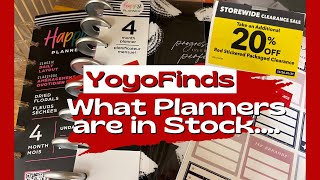 Ive got you a look at what Planners are in Stock at Michaels amp Joanns yoyofinds [upl. by Eilrak]