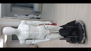 Human simulation robot  ROS2 humble rti dds rs485 modbus integration [upl. by Accever689]