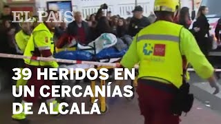 39 heridos en un accidente de Cercanías en Alcalá España [upl. by Libb983]