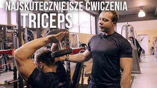 NAJLEPSZE ĆWICZENIA NA ROZWÓJ TRICEPSÓW [upl. by Alenairam210]