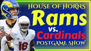 Rams vs Cardinals postgame show How LA did in Arizona without WR Puka Nacua [upl. by Bonnie]