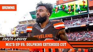 Jarvis Landry Mic’d Up vs Dolphins Extended Cut  Cleveland Browns [upl. by Laise]