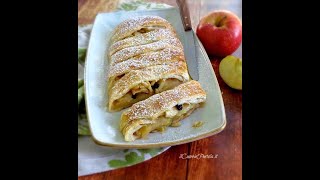 Strudel di mele con Pasta Sfoglia Facile e Velocissimo [upl. by Argyres264]