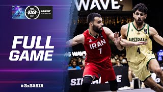 Iran 🇮🇷 vs Australia 🇦🇺  Men Full Final  FIBA 3x3 Asia Cup 2024  3x3 Basketball [upl. by Icnarf214]