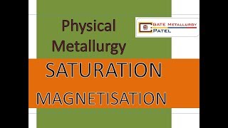 SATURATION MAGNETISATION explanations with examples including gate problem [upl. by Ogg]