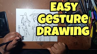 Gesture Drawing Practice For Beginners gesturedrawing artlessons superheroes [upl. by Yancy]